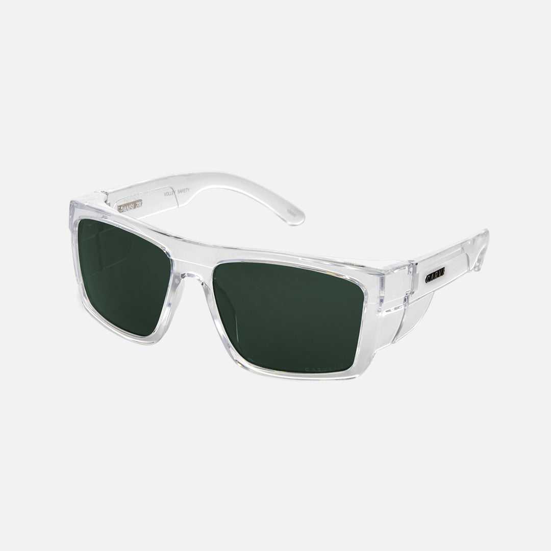 Volley Z87 - Safety Gloss Clear Frame Gray Lens