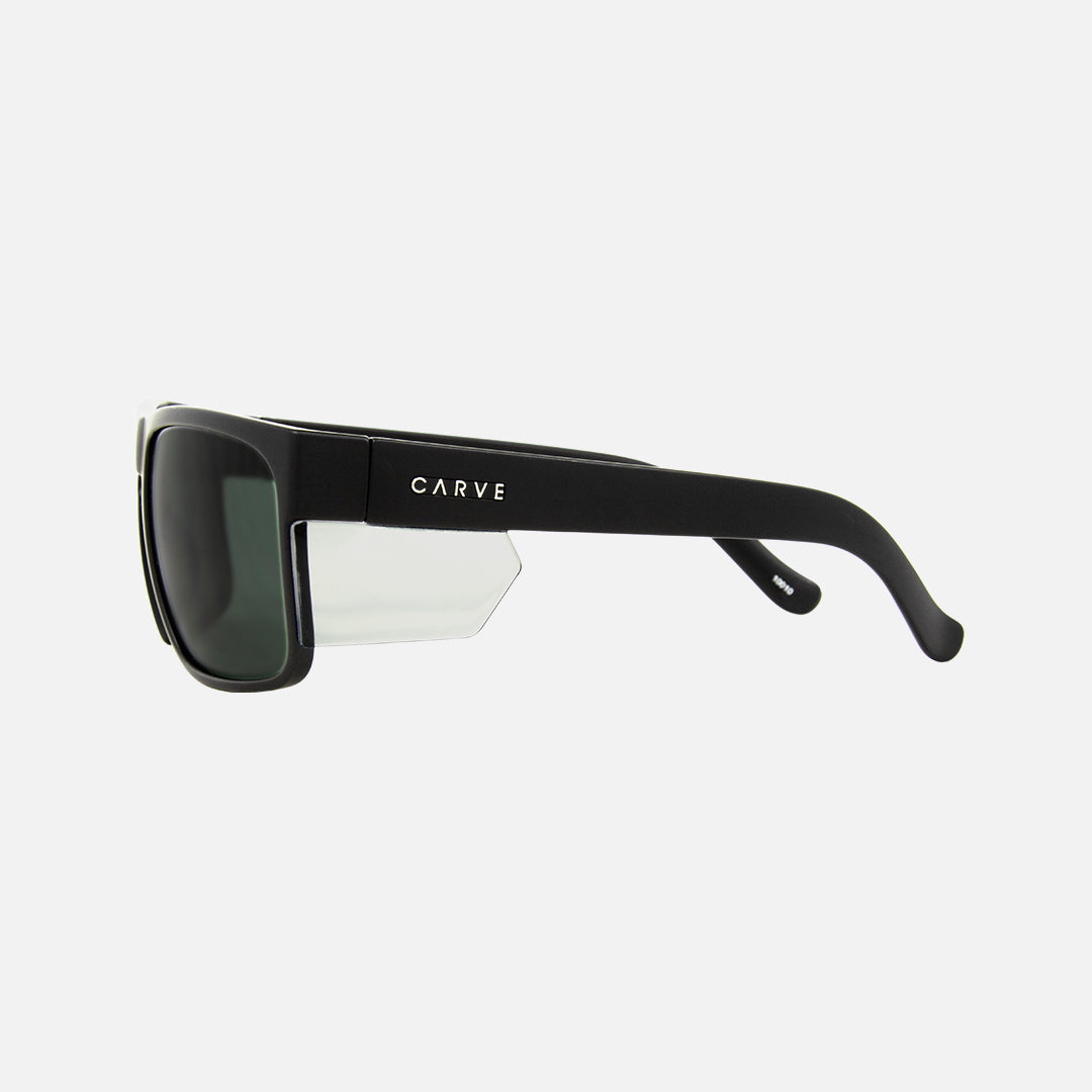 Vendetta - Safety Matte Black Frame - Gray Lens