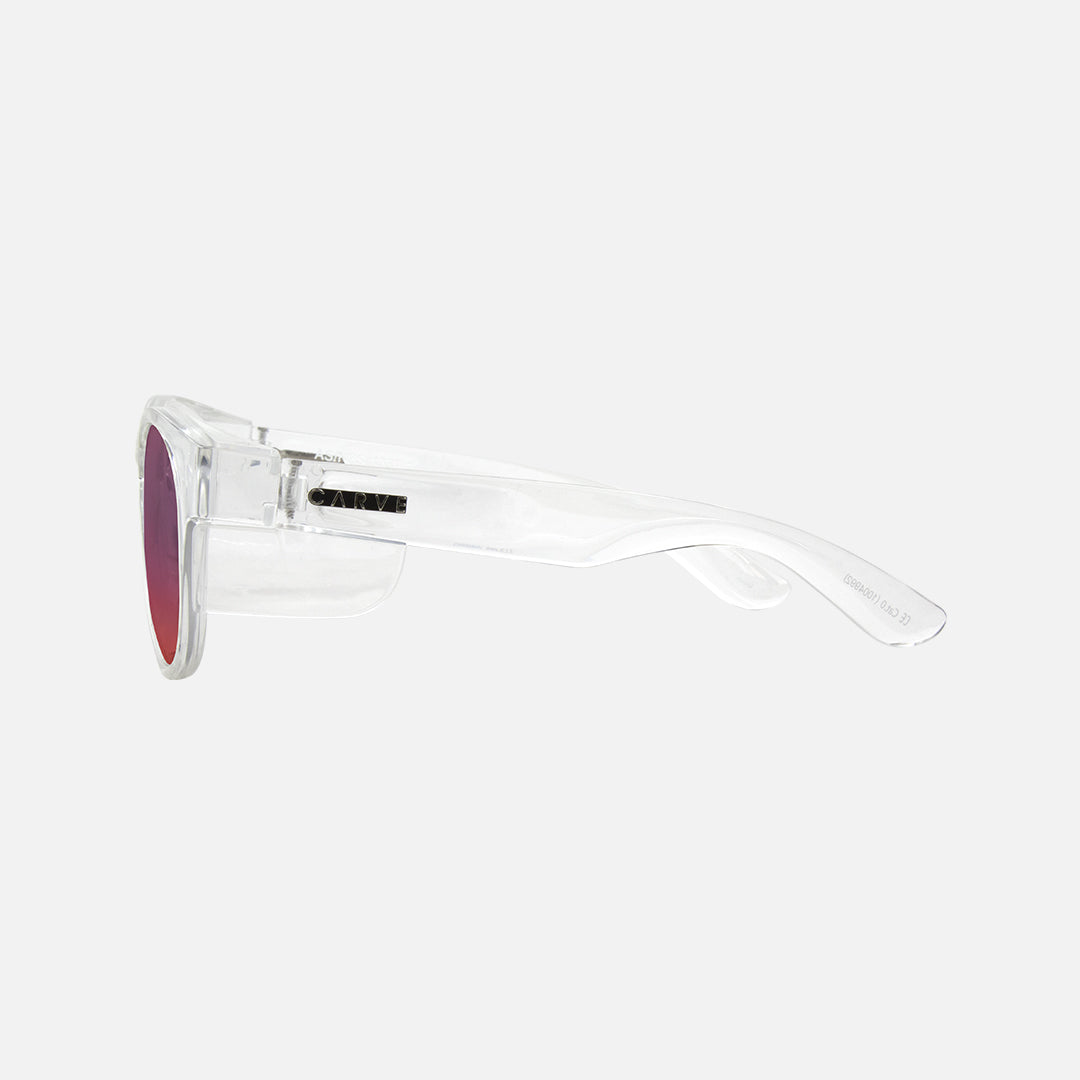 Chippy - Safety Gloss Clear Frame - Gray Polarized Red Iridium Lens