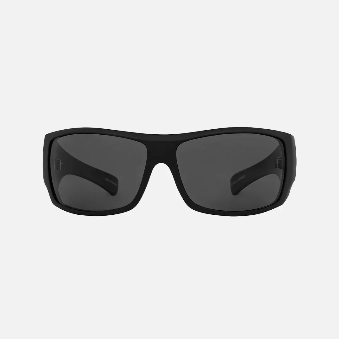 Wolfpak - Matte Black with Gray Injected Polarized Lens