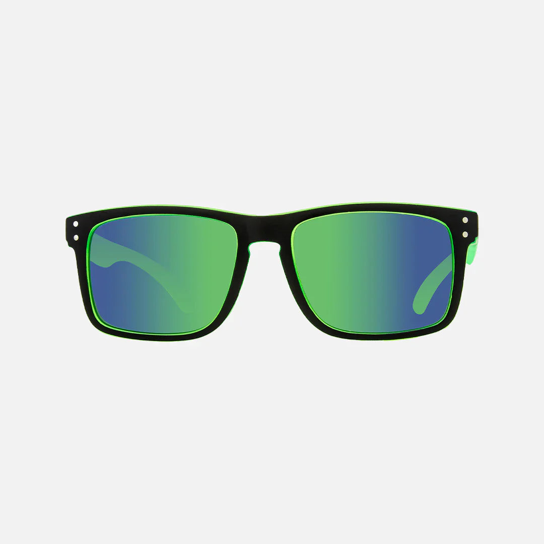 Goblin - Matte Black / Green with Green Polarized Iridium Lens