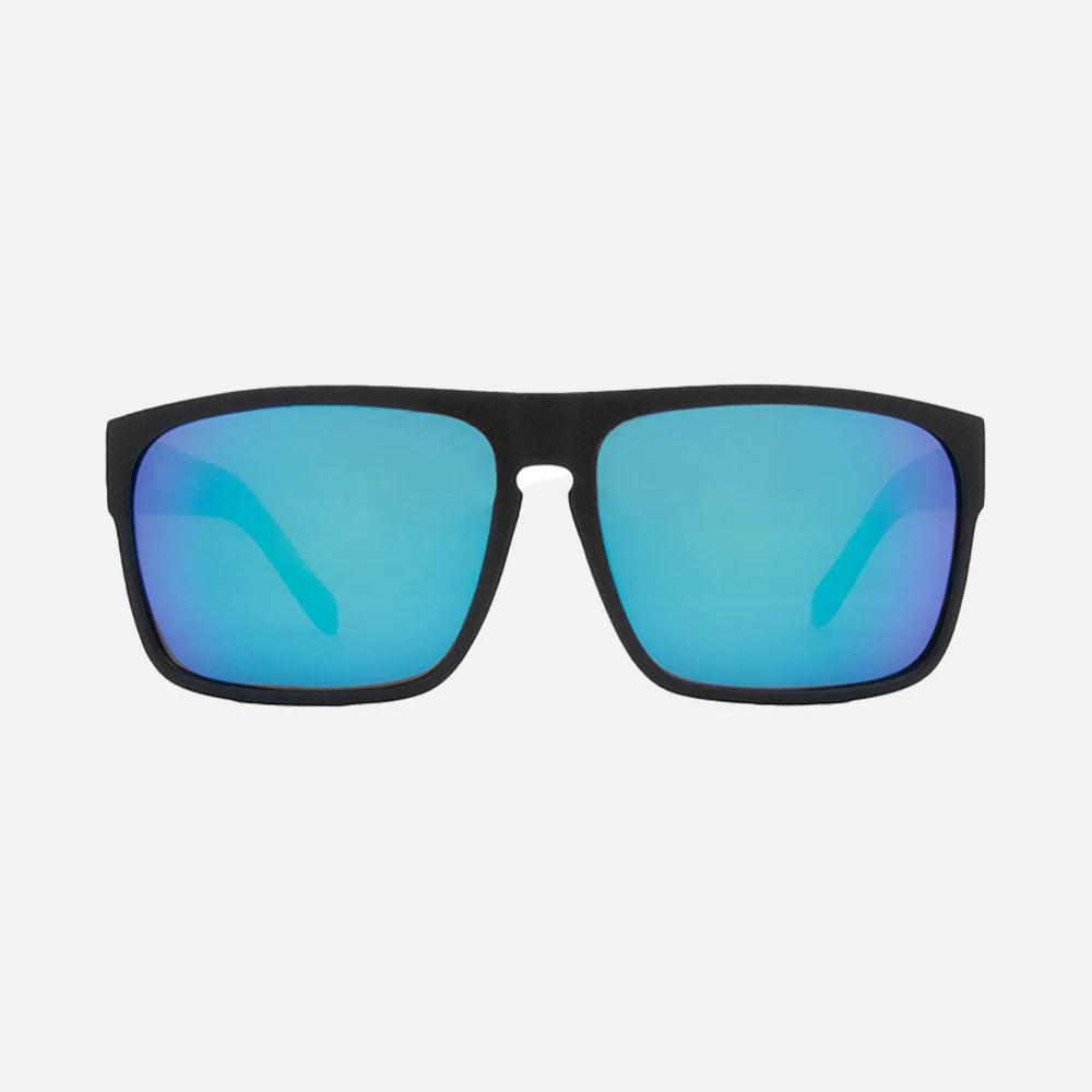 Vendetta - Matte Black with Blue Iridium Injected Polarized Lens
