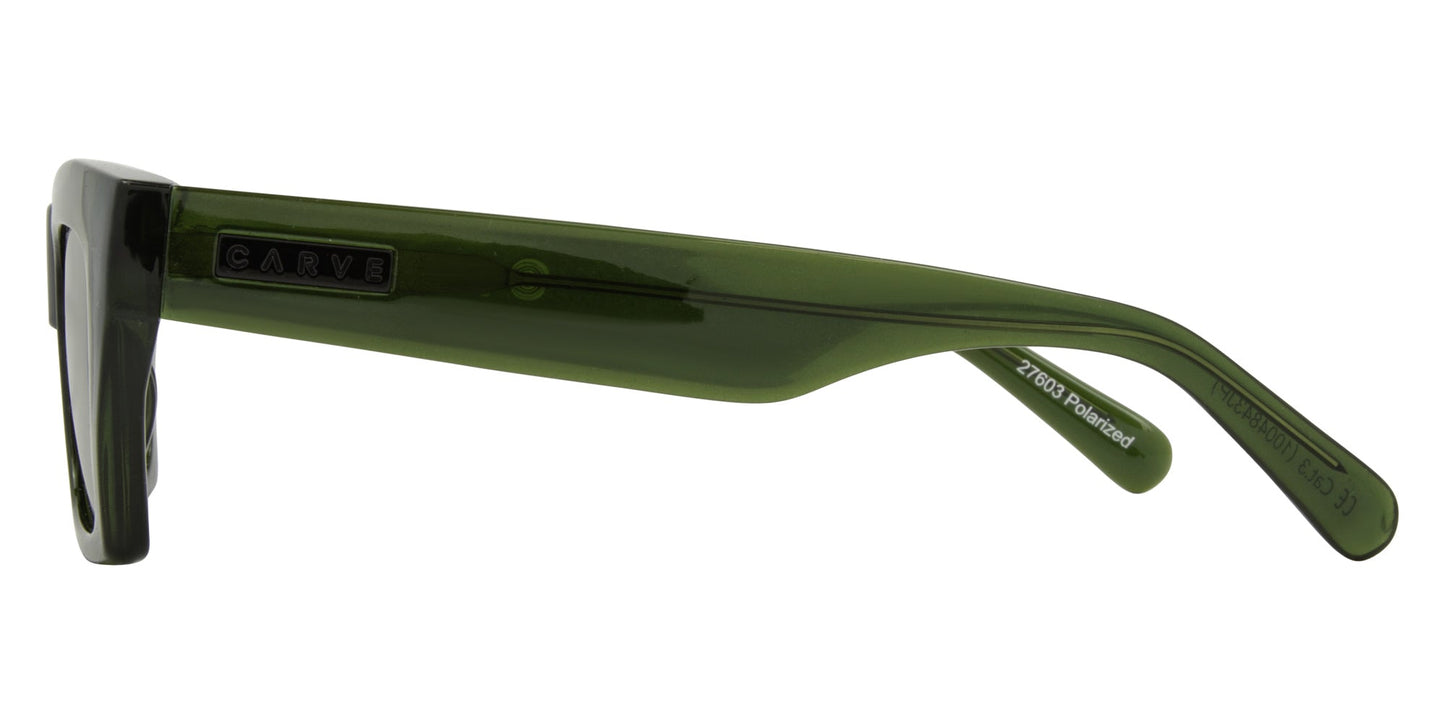 Solis - Crystal Moss Green Green Polarized Lens