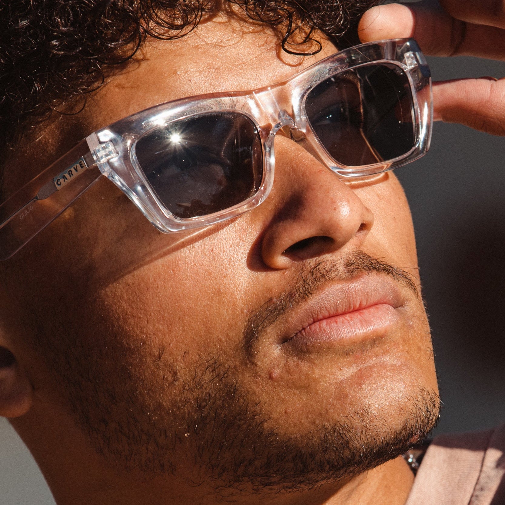 Solis - Crystal Clear with Gray Lens