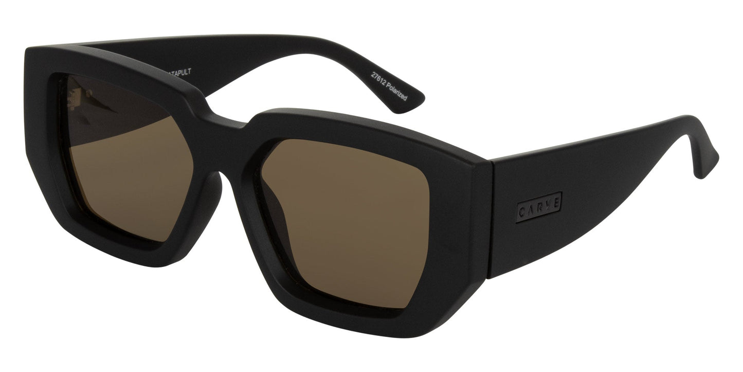 Catapult - Matt Black Bronze Polarized Lens