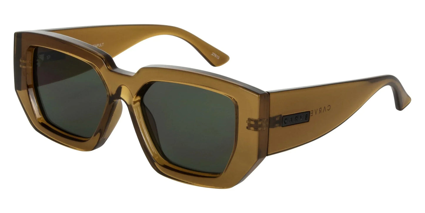 Catapult - Crystal Dark Sand Green Lens