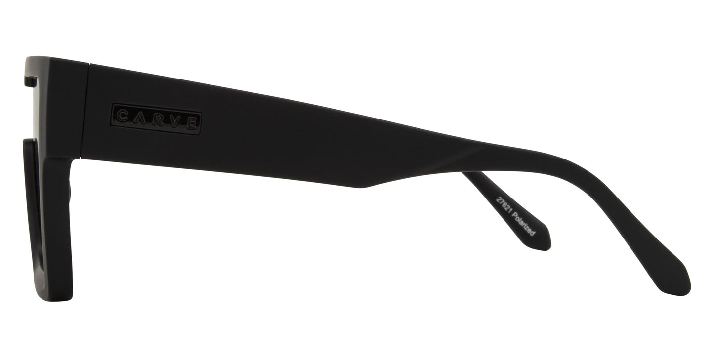 The Vegas - Matt Black Grey Polarized Lens