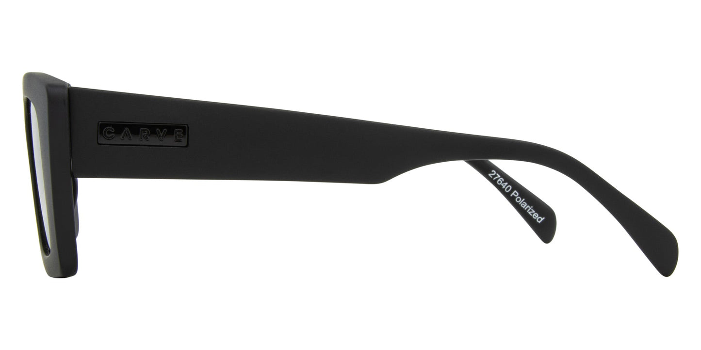 Ziggy - Matt Black Green Polarized Lens