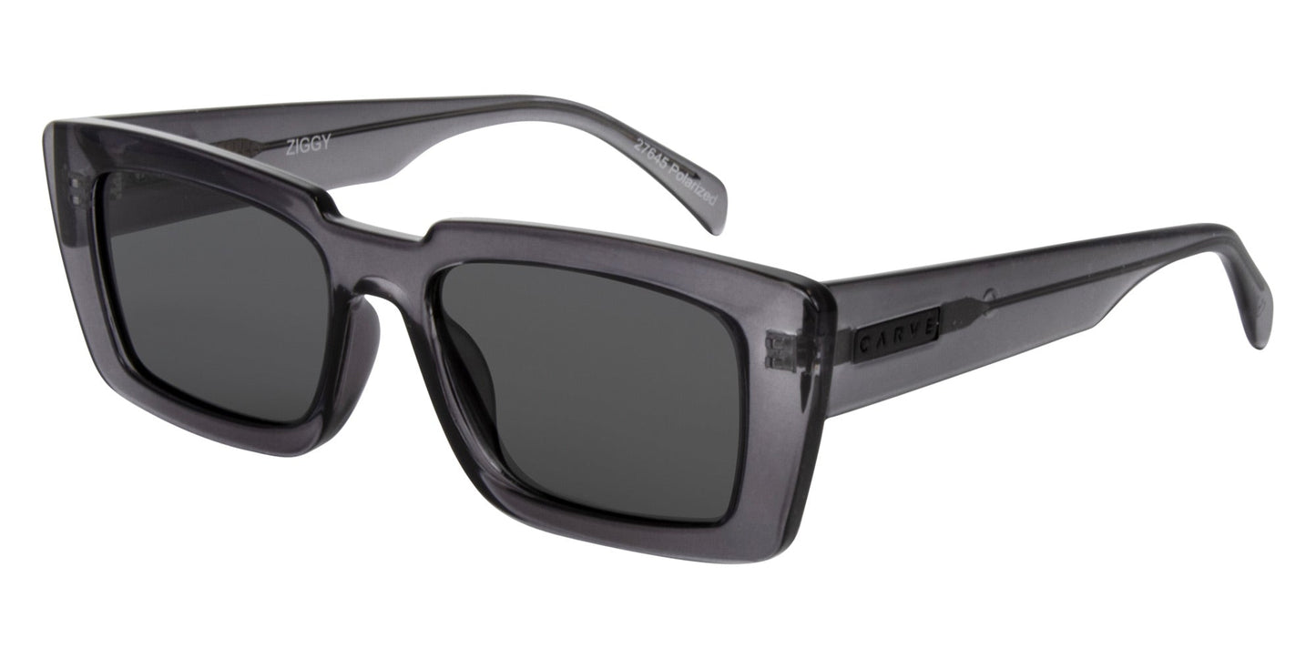 Ziggy - Crystal Charcoal Grey Polarized Lens