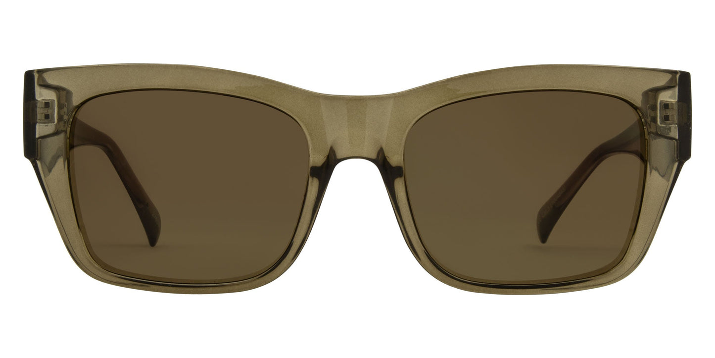 Zeus - Gloss Crystal Olive Leaf Brown Lens