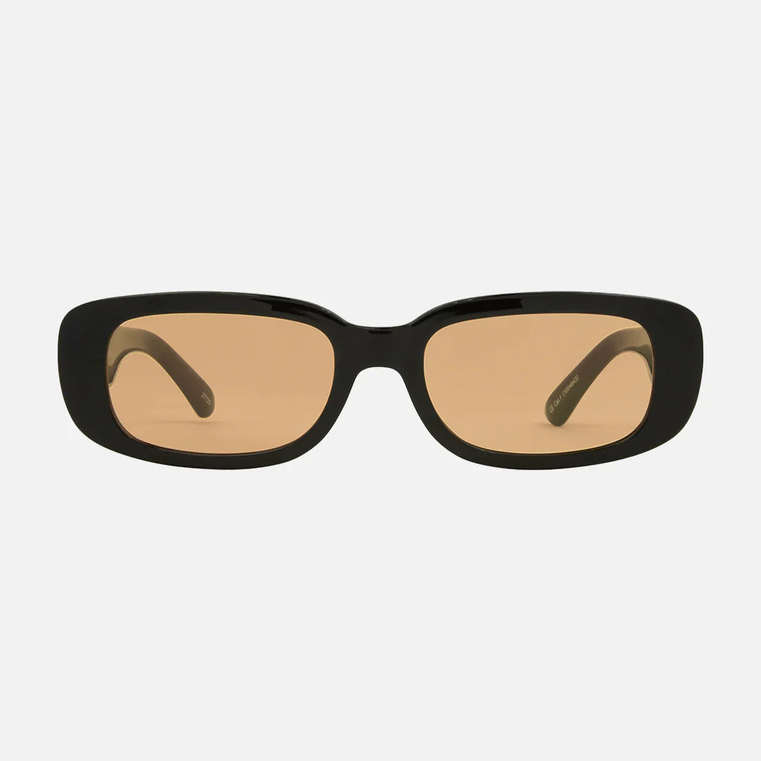 Status - Gloss Black with Peach Tint Lens