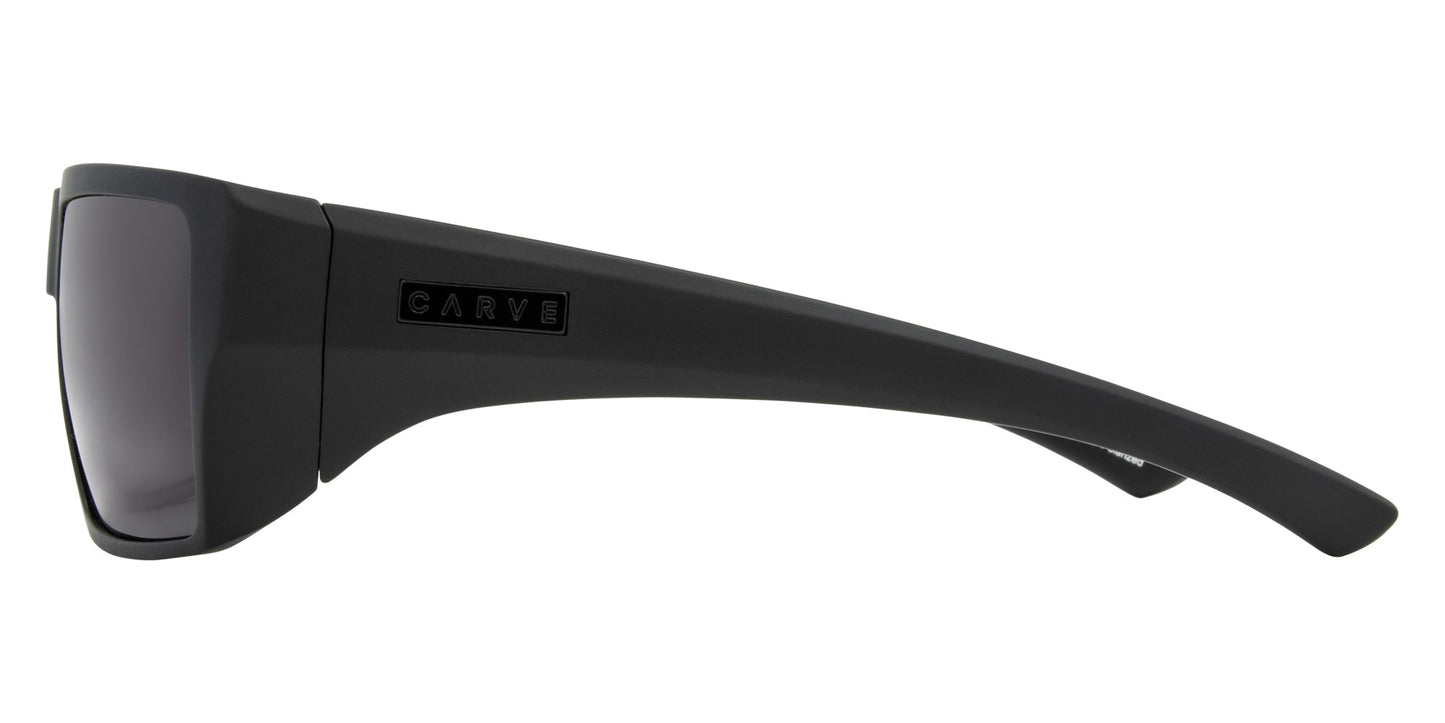 Sanada - Matte Black Grey Injected Polarized Lens