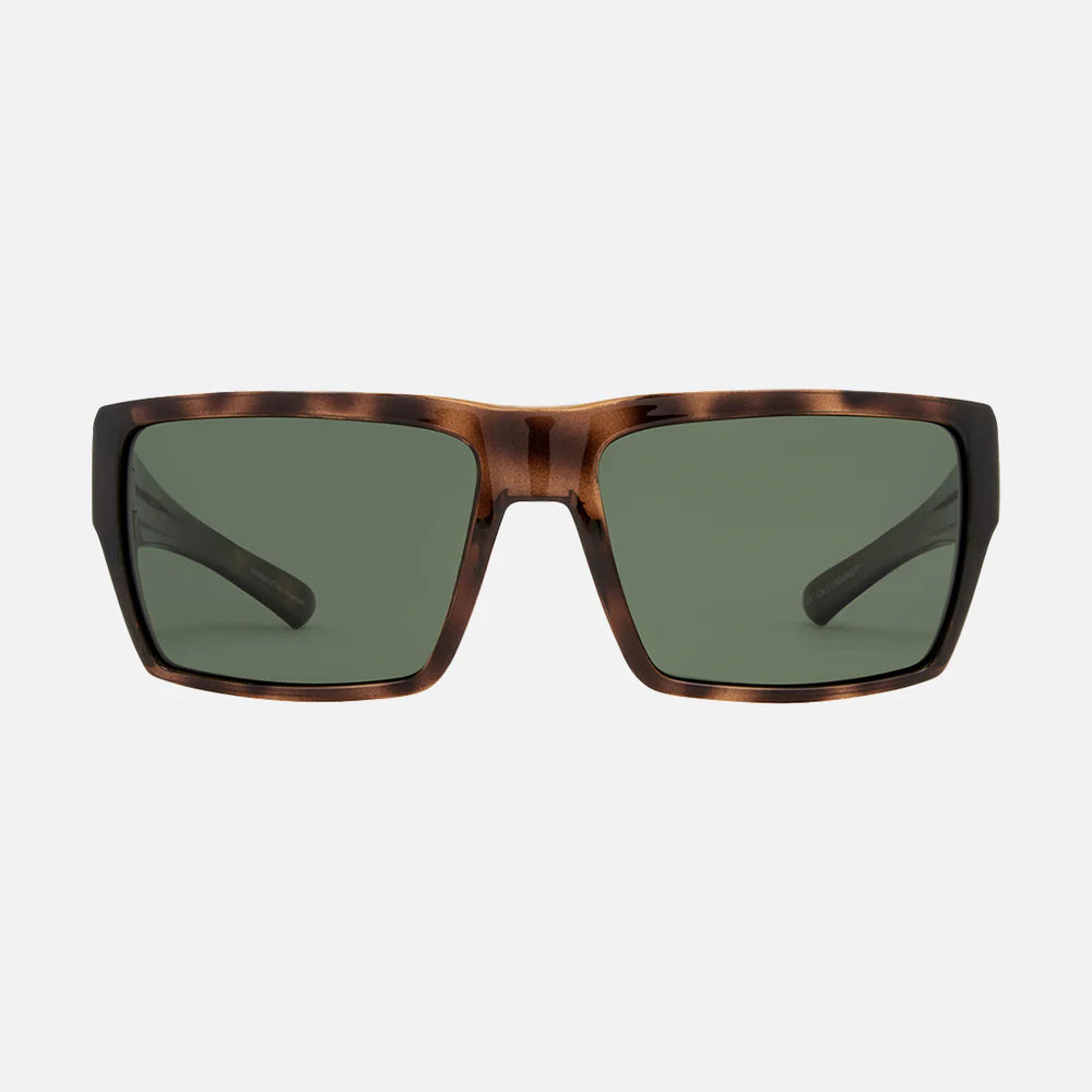 Sanada - Gloss Muted Tort Frame Green Polarized Lens