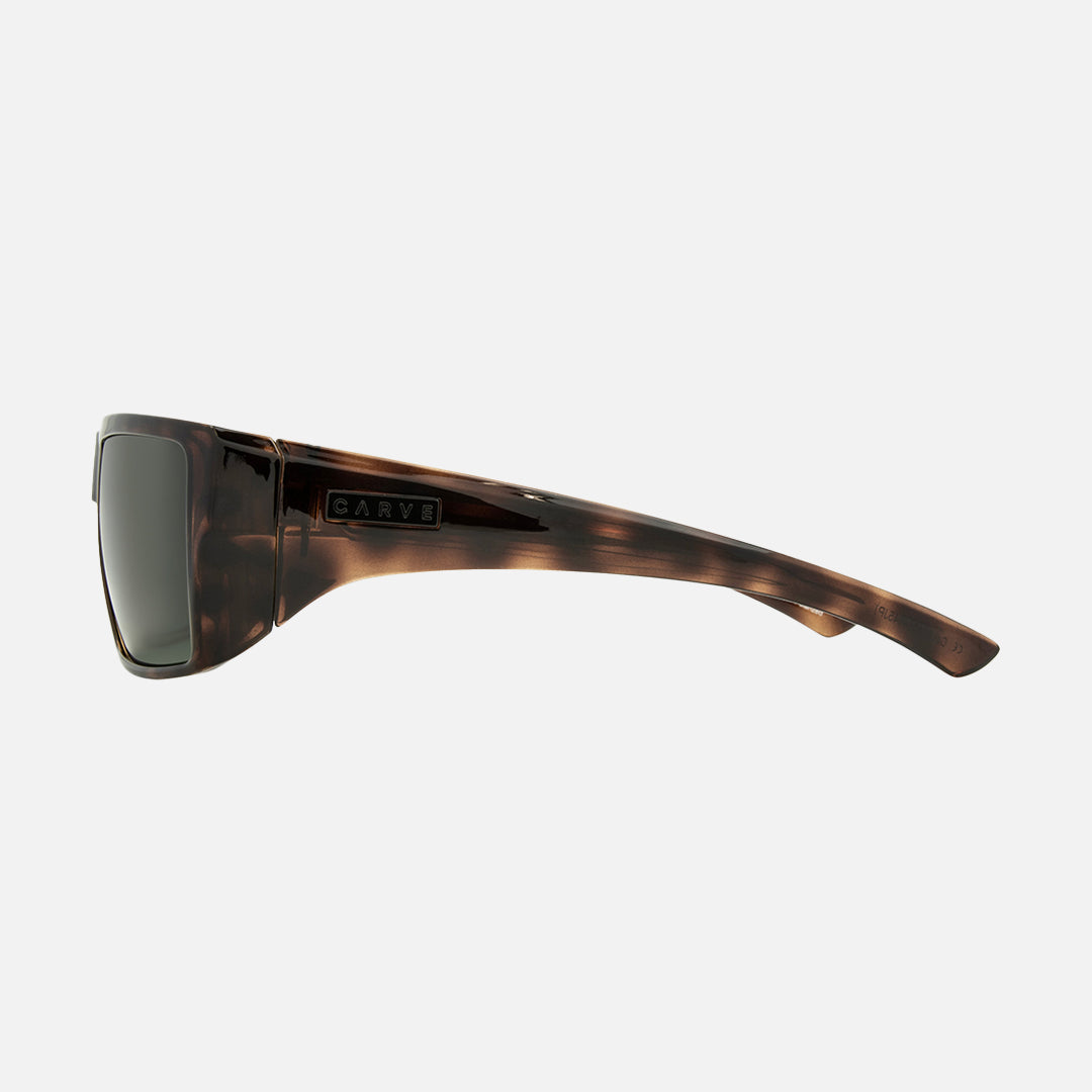 Sanada - Gloss Muted Tort Frame Green Injected Polarized Lens