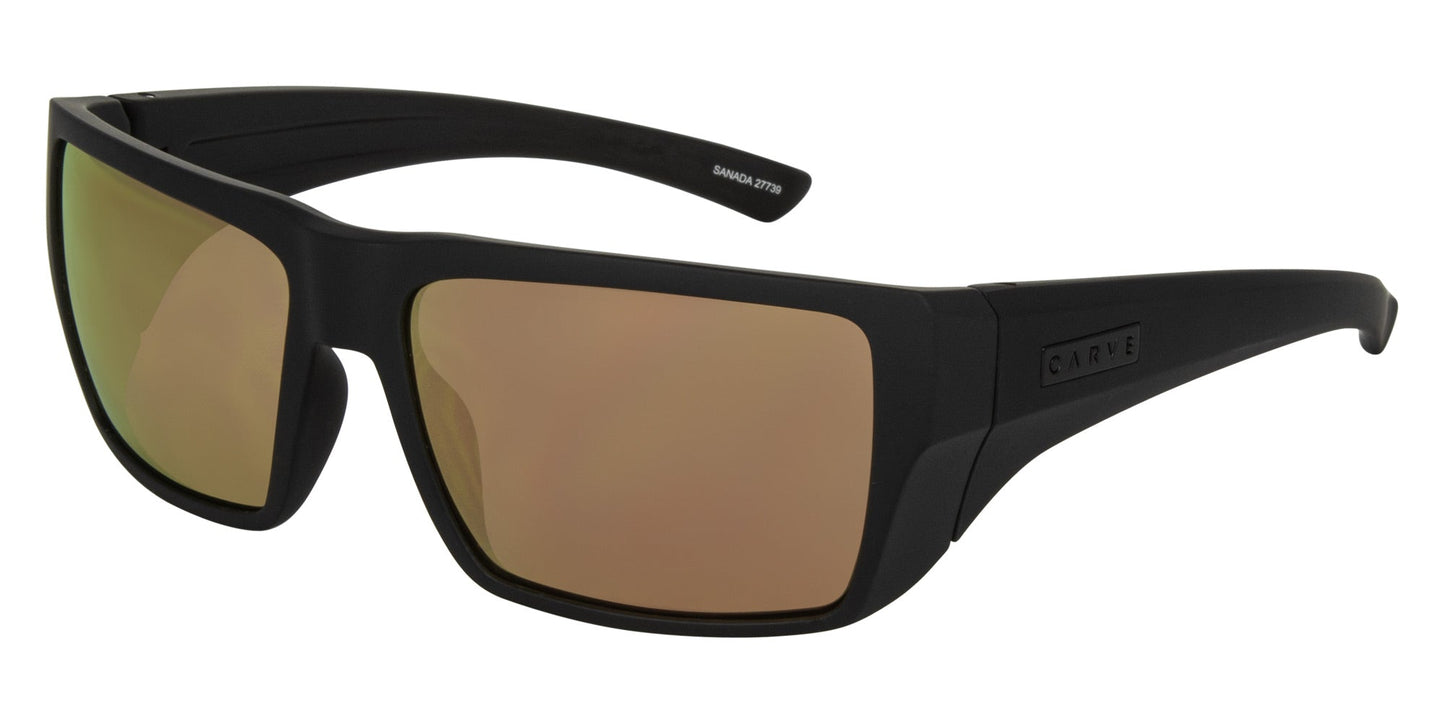 Sanada - Matte Black / Grey Copper Iridium Lens