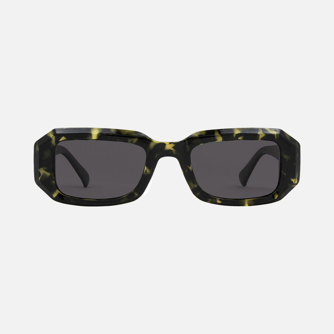Asher - Gloss Fire Tort Matte Black Frame Gray Lens