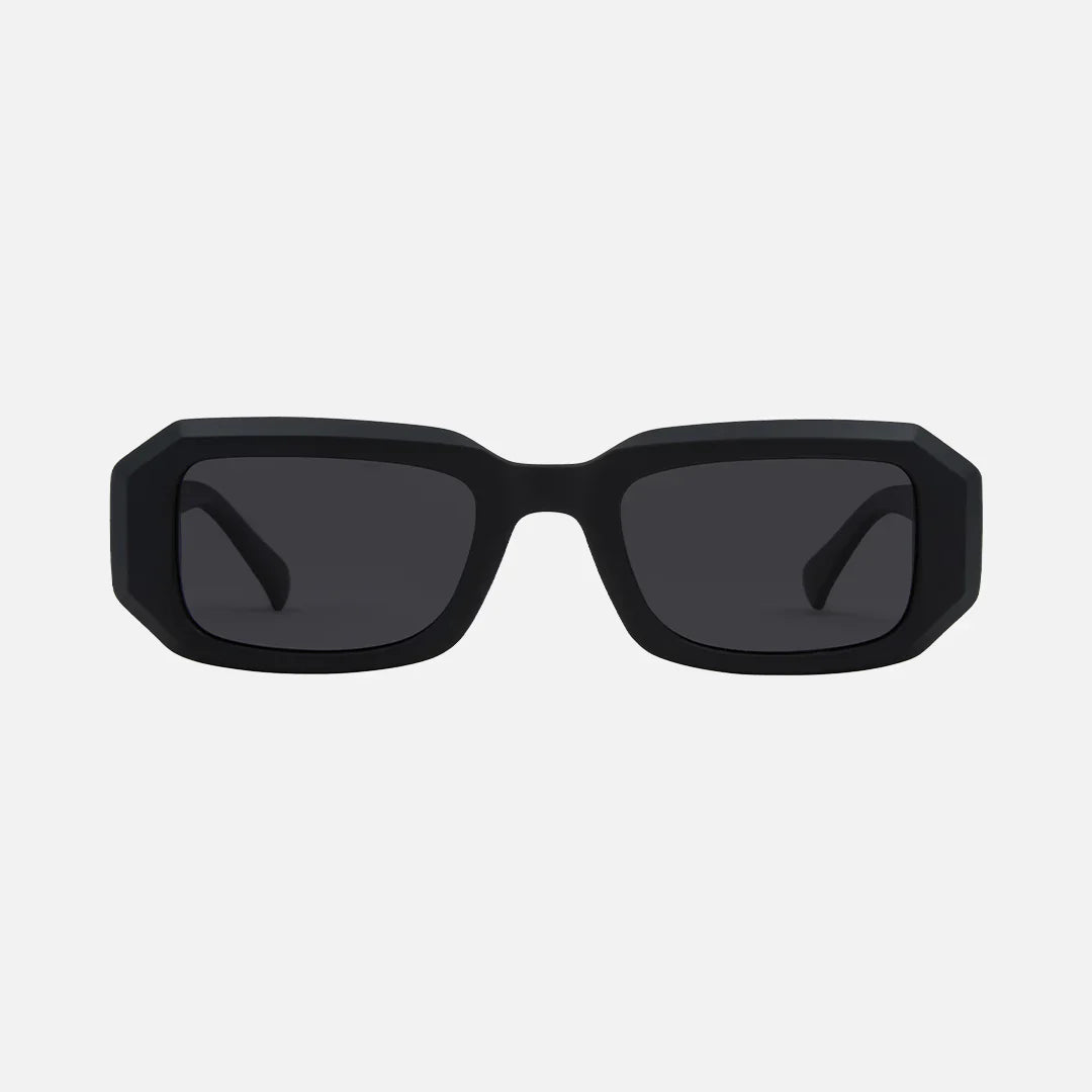 Asher - Matte Black with Gray Polarized Lens