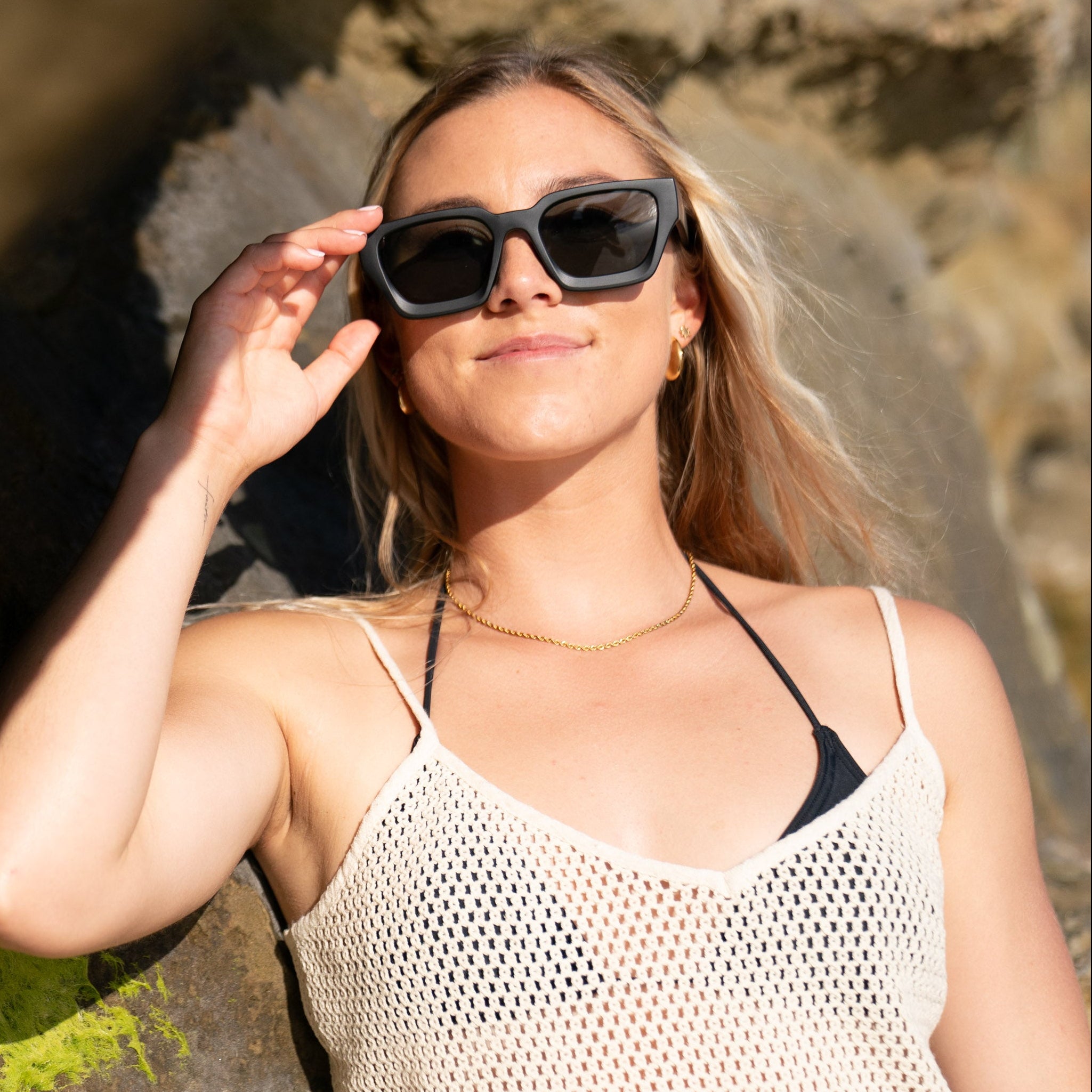 Nova - Matte Black with Green Lens