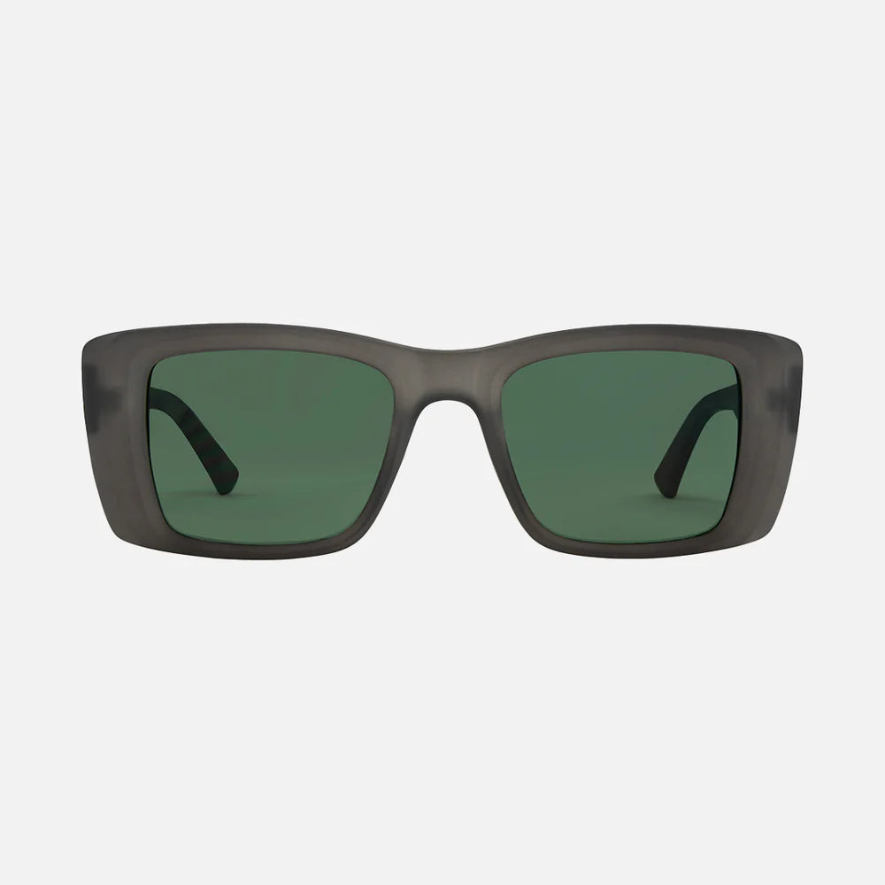 Hey Ho - Matte Translucent Slate Frame with Green Lens
