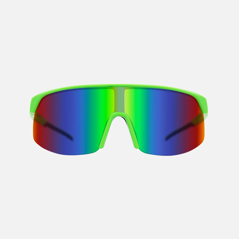 Velocity HD - Gloss Lime Frame, Rose Lens with Green Iridium