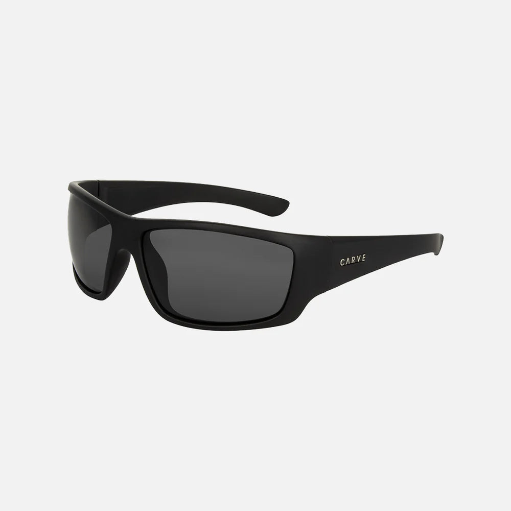 Moray - Matte Black with Gray Injected Polarized Lens