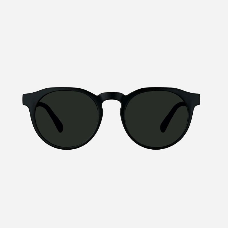 Hudson - Matte Black Frame with Gray Lens