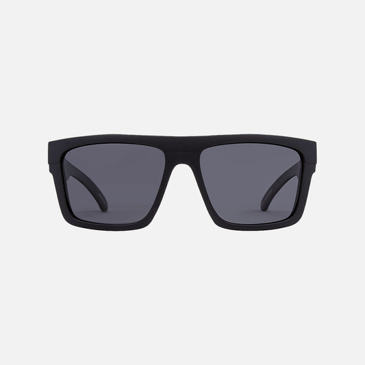 Volley - Matte Black Frame Grey Injected Polarized Lens