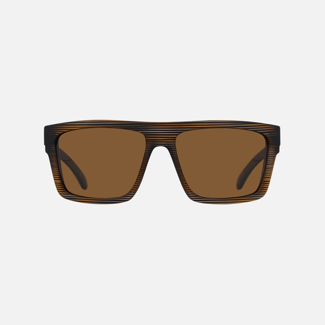 Volley - Matte Brown Streaks with Brown Polarized Lens