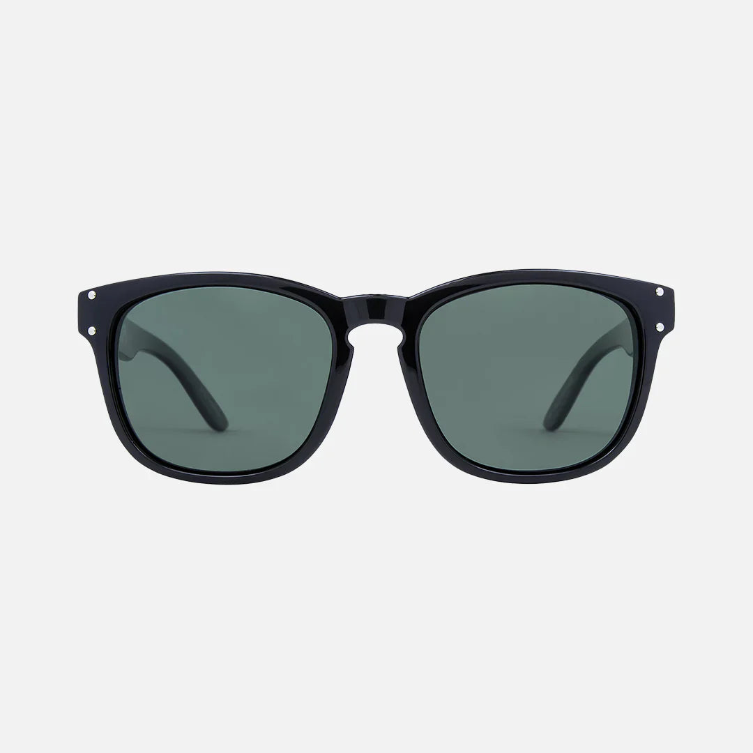 Bohemia - Gloss Black with Green Polarized Lens