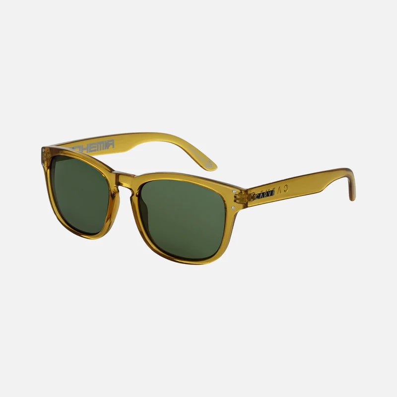 Bohemia - Recycled Crystal Honey with Green Polarized Lens