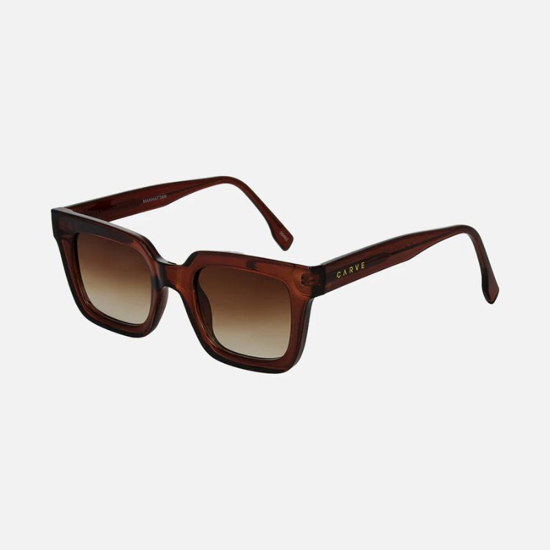Manhattan - Gloss Crystal Pecan Brown Gradient Lens
