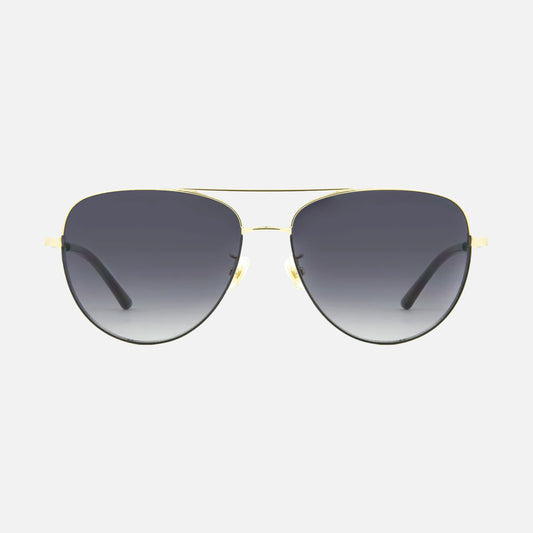Solana - Gloss Gold/Black Metal Frame Gray Gradient Lens