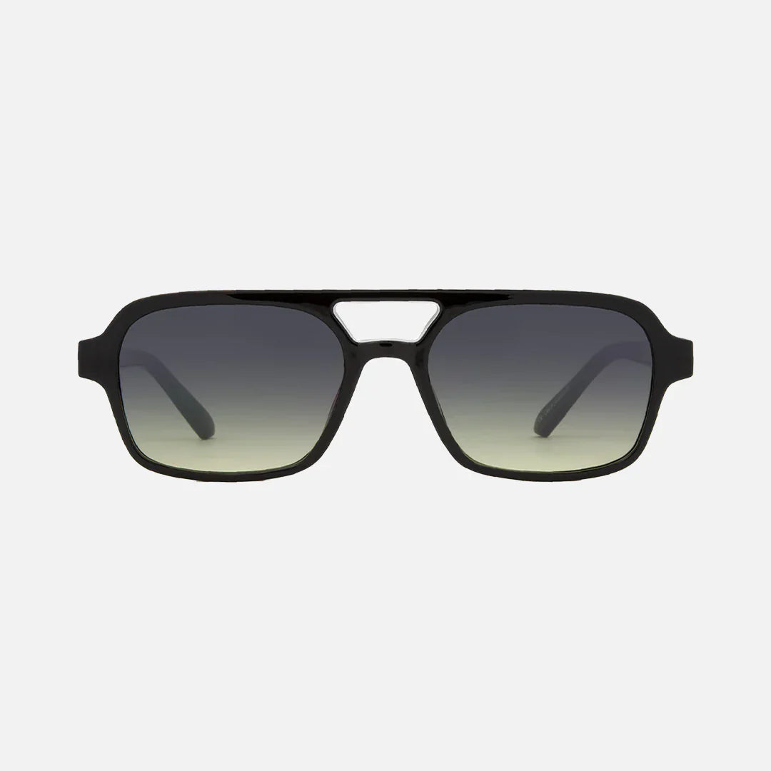 Azore - Gloss Black with Smoke Yellow Gradient Lens