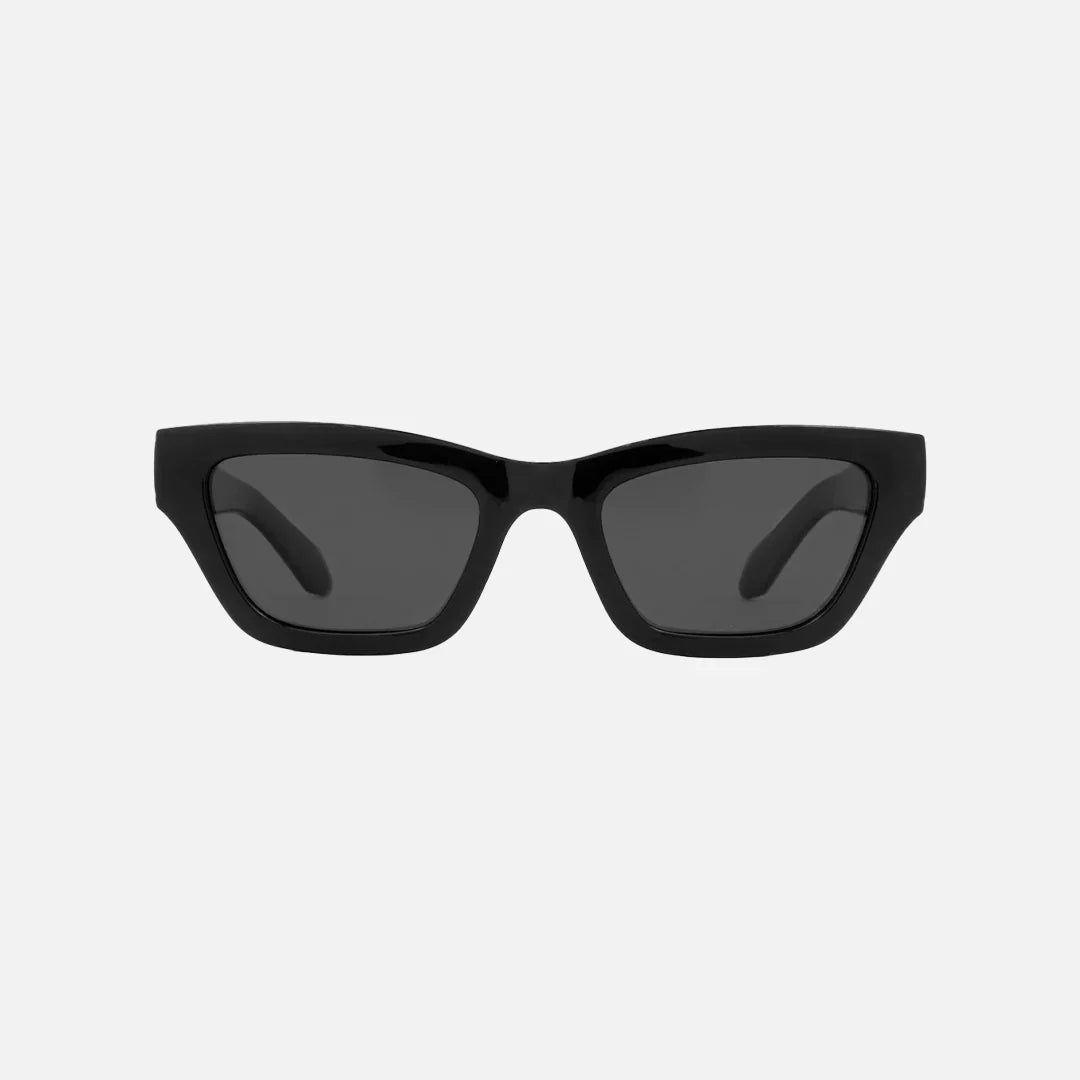 Valencia - Gloss Black with Dark Gray Polarized Lens