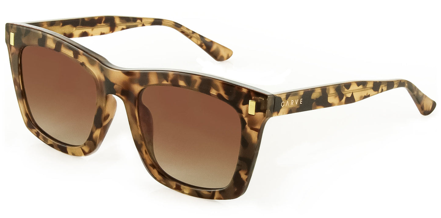 Kirby - Milky Tort Brown Gradient Lens