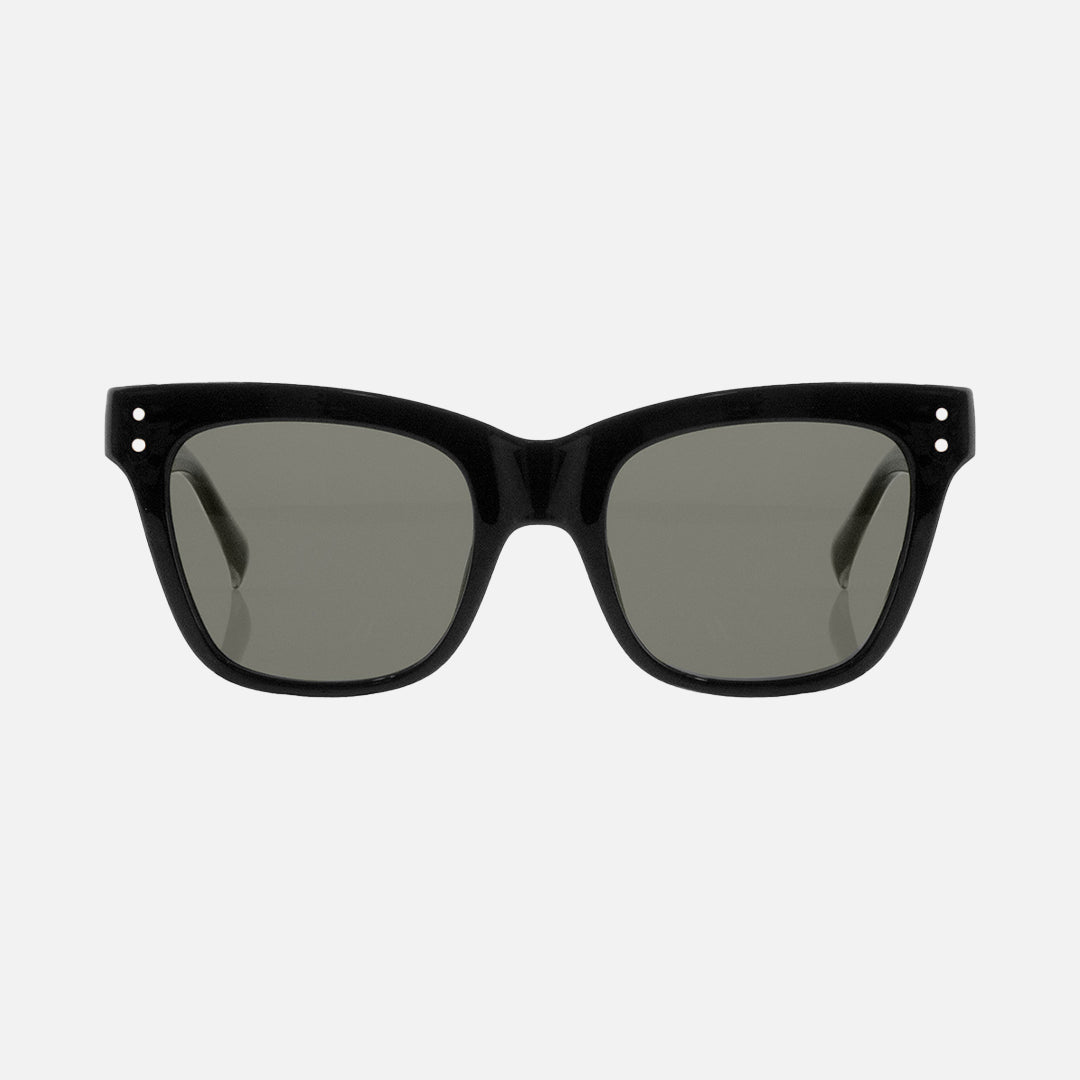Leopold - Gloss black Muted Tort Temples Grey Lens
