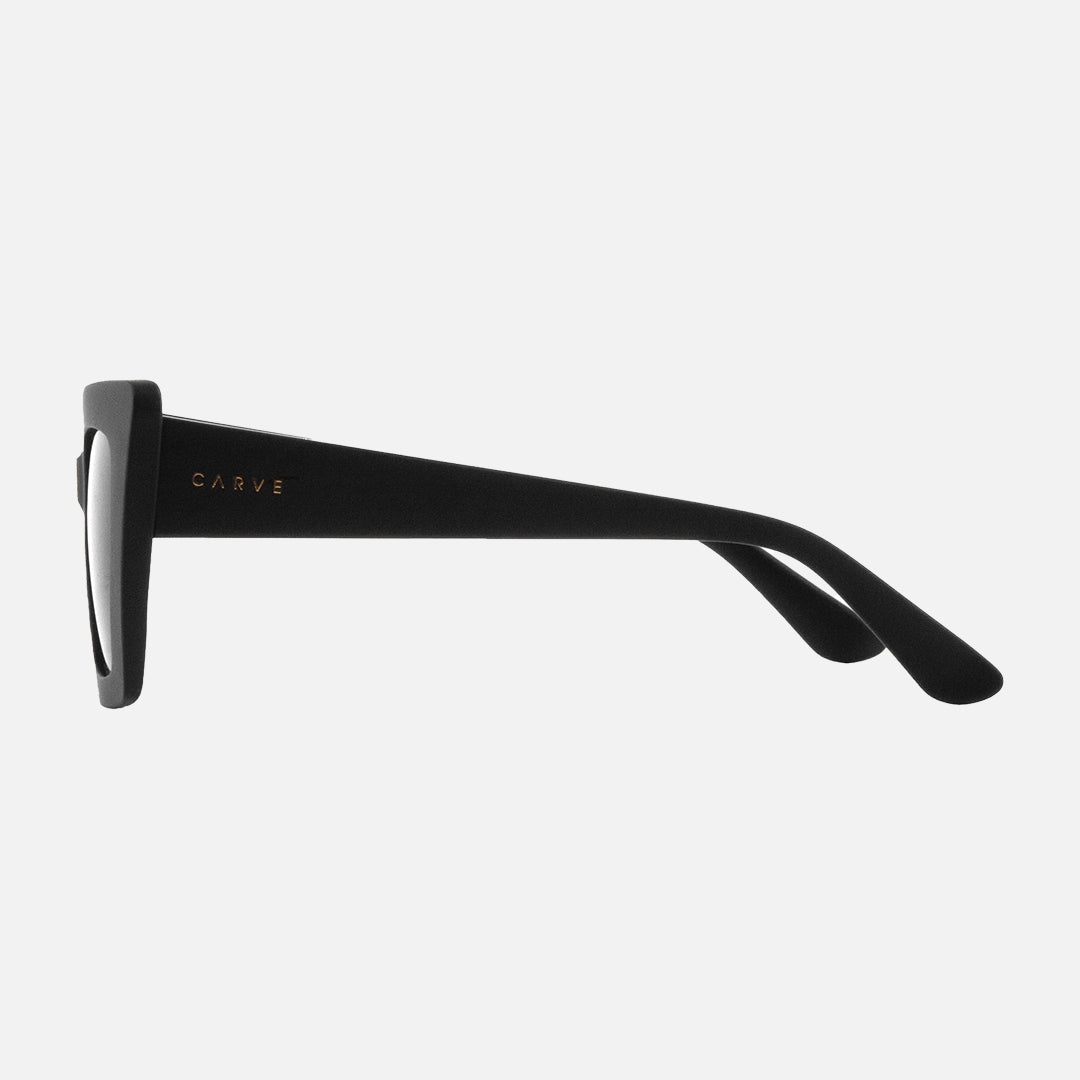Finley - Matt Black Dark Grey Injected Polarized Lens