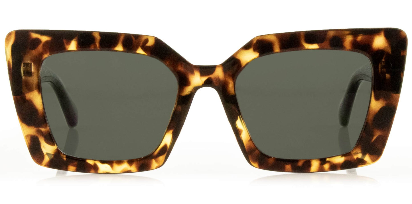 Finley - Yellow Tort Black Temple Grey Lens