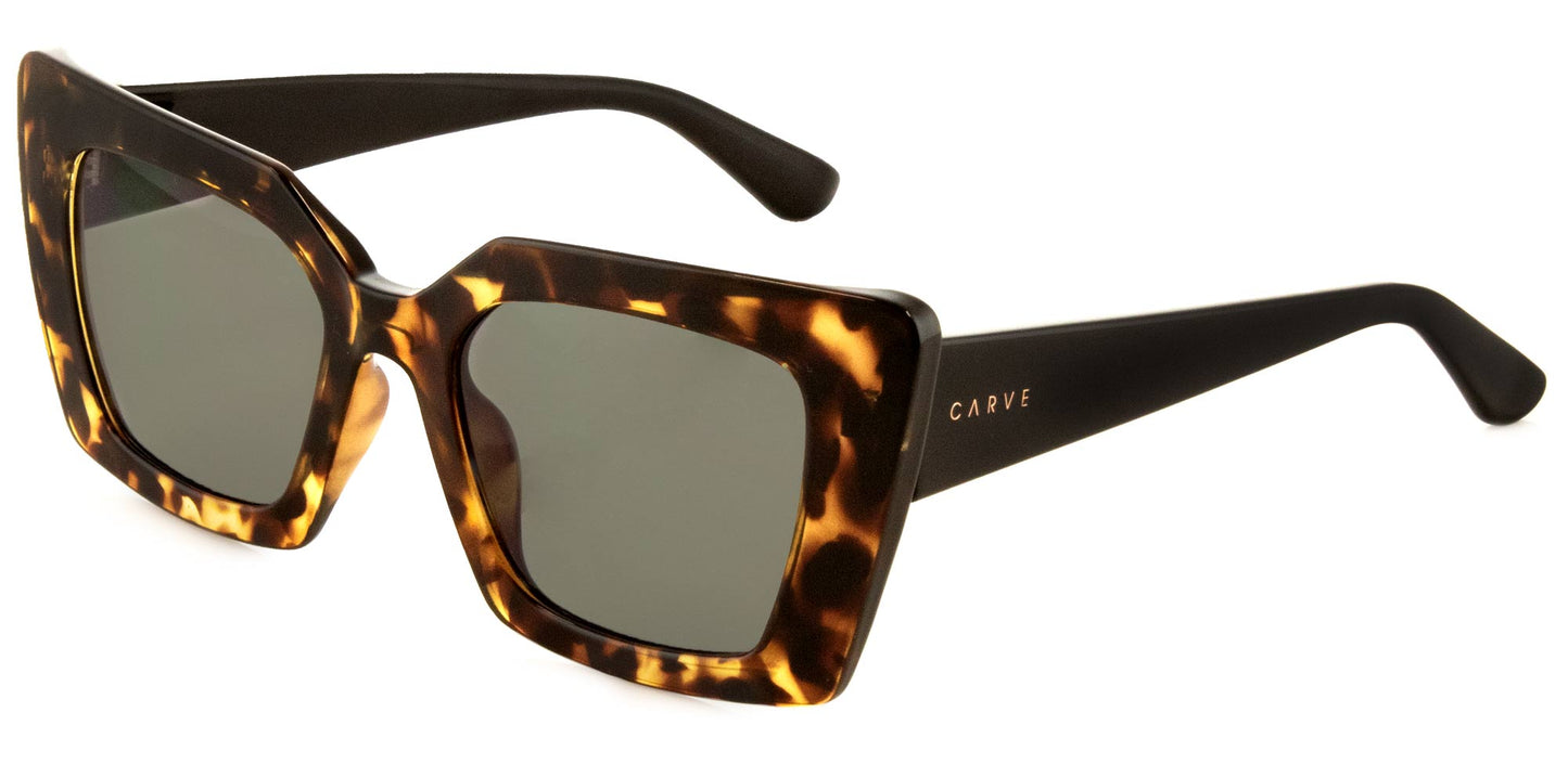 Finley - Yellow Tort Black Temple Grey Lens