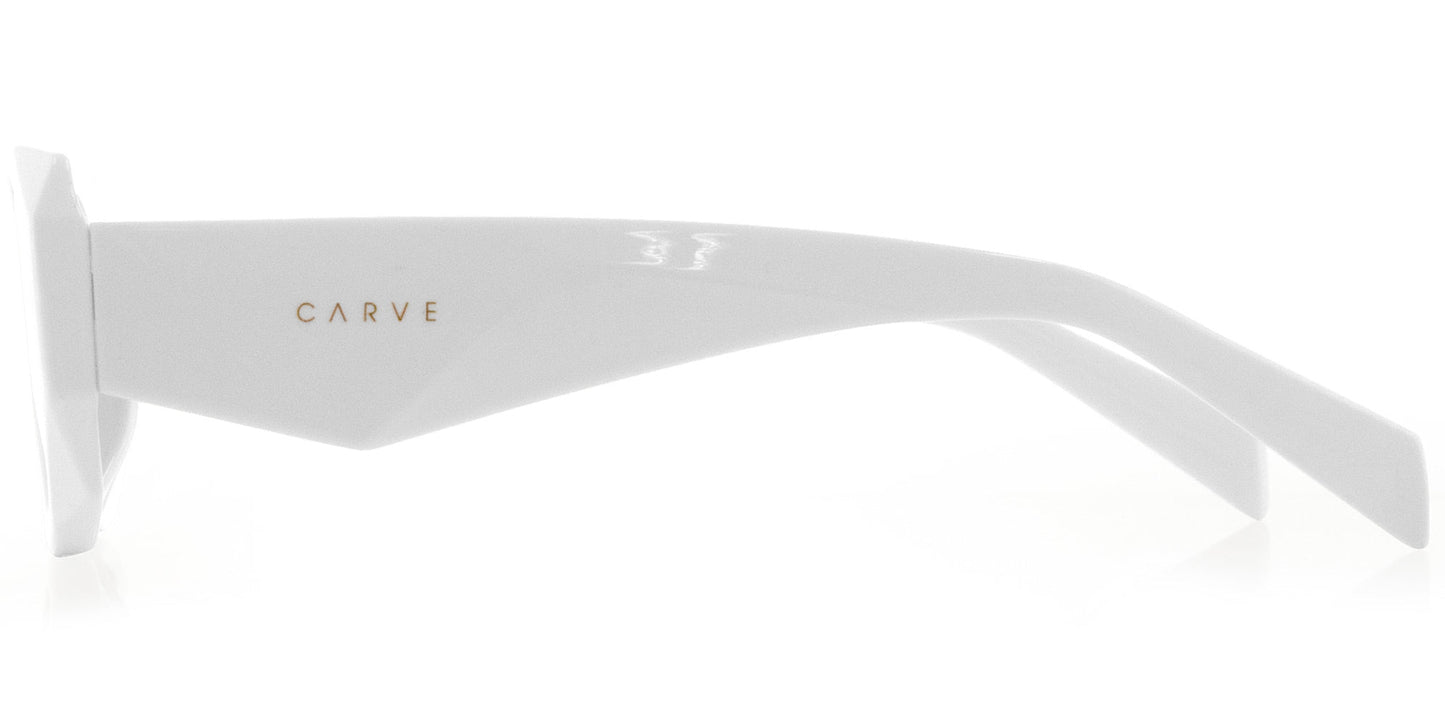 Milan - Gloss White Dark Grey Lens