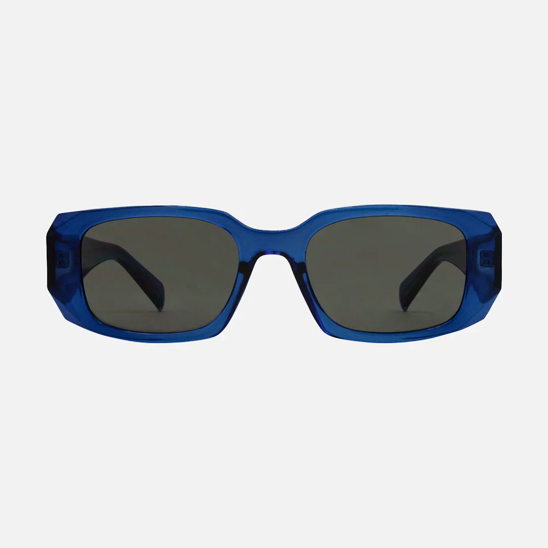 Milan - Gloss Crystal Blue with Gray Lens