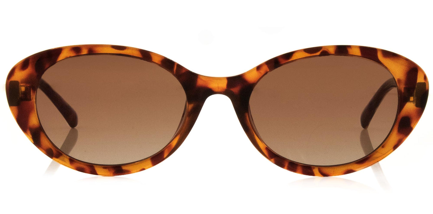 Billie - Dark Amber Tort Brown Gradient Lens