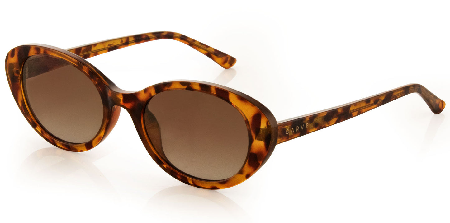 Billie - Dark Amber Tort Brown Gradient Lens