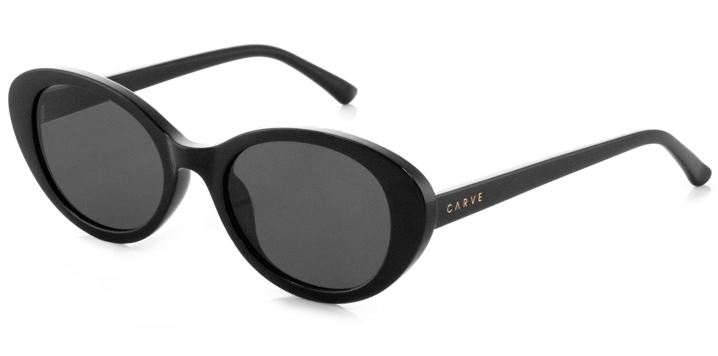 Billie - Gloss Black Dark Grey Lens