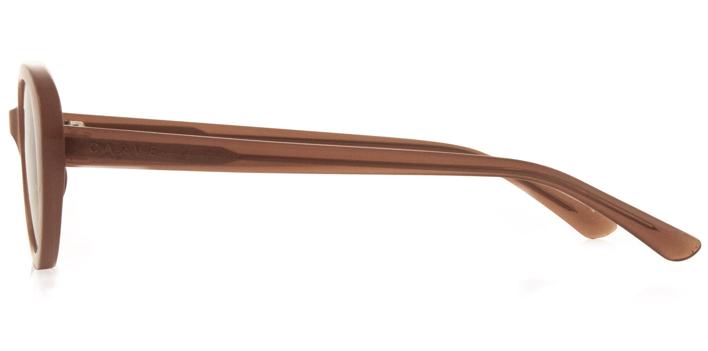Billie - Gloss Translucent Nude Brown Gradient Lens
