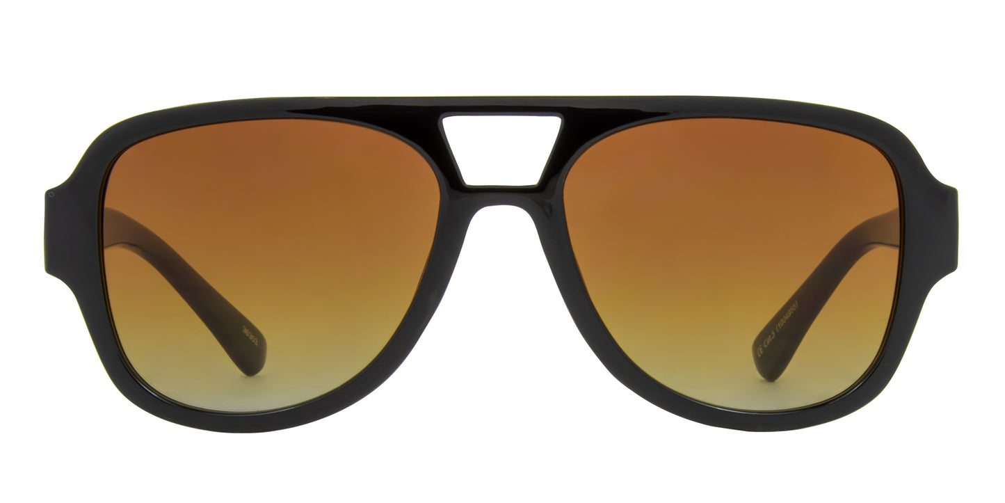 Zion - Gloss Black Frame with Orange Gradient Lens