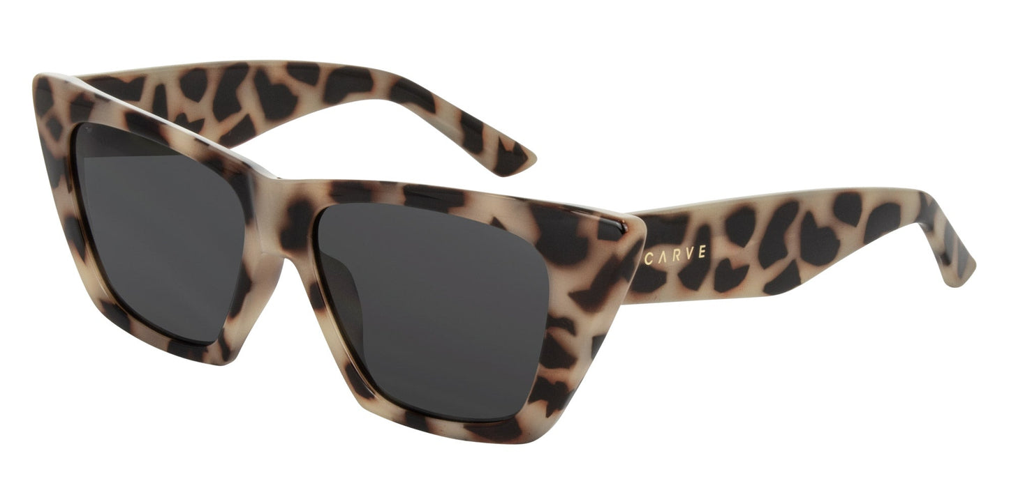 York - Gloss Creamy Tort Frame with Grey Lens