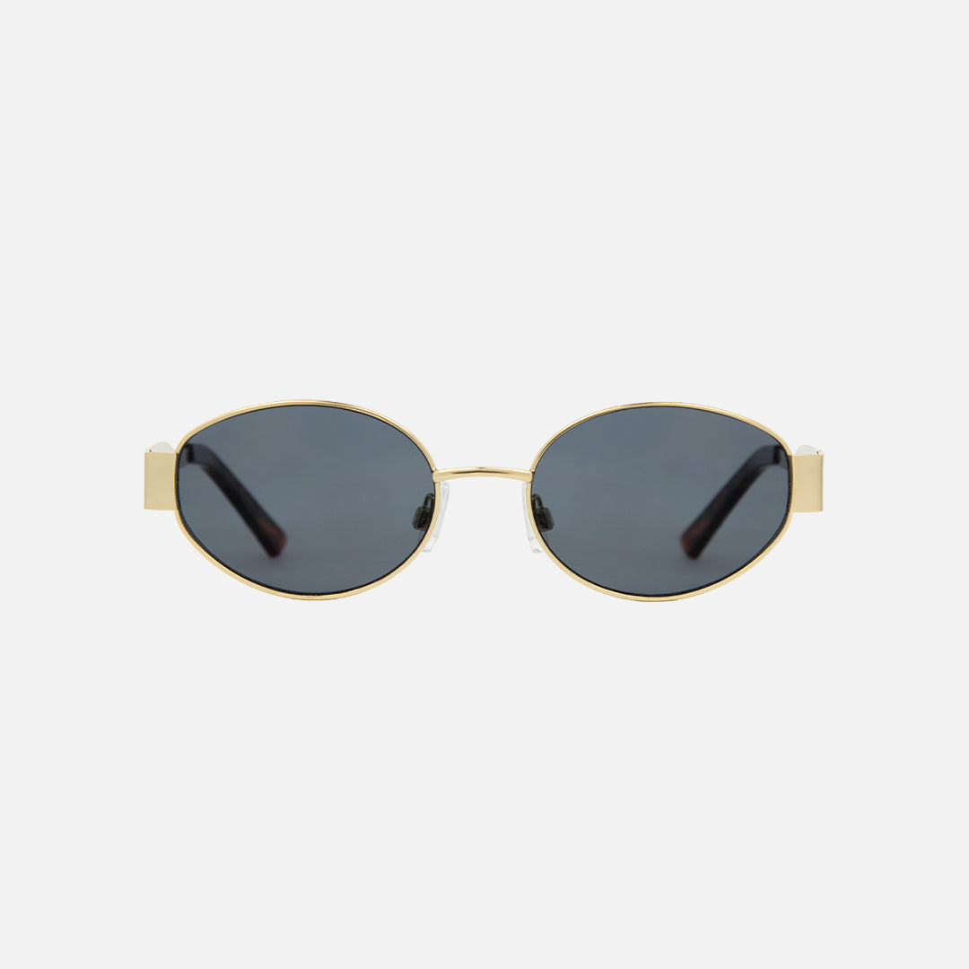 Polly - Gold Frame Gray Lens