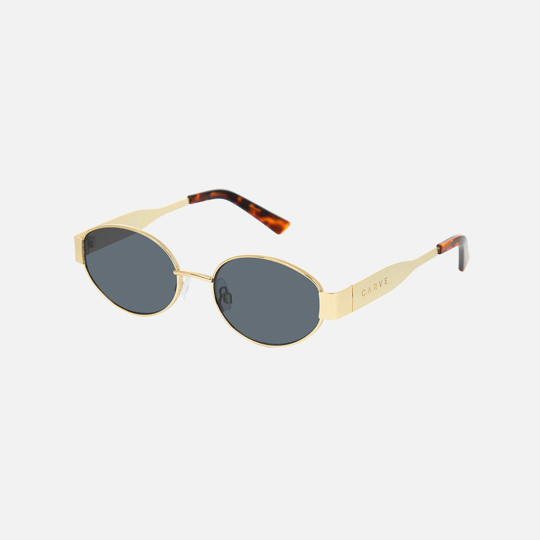 Polly - Gold Frame Gray Lens