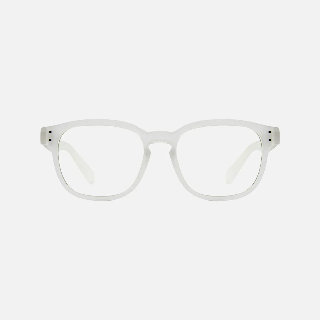 Havana Jr - Blue Light Glasses Matte Translucent Clear Frame